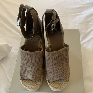 Wedge espadrille sandals
